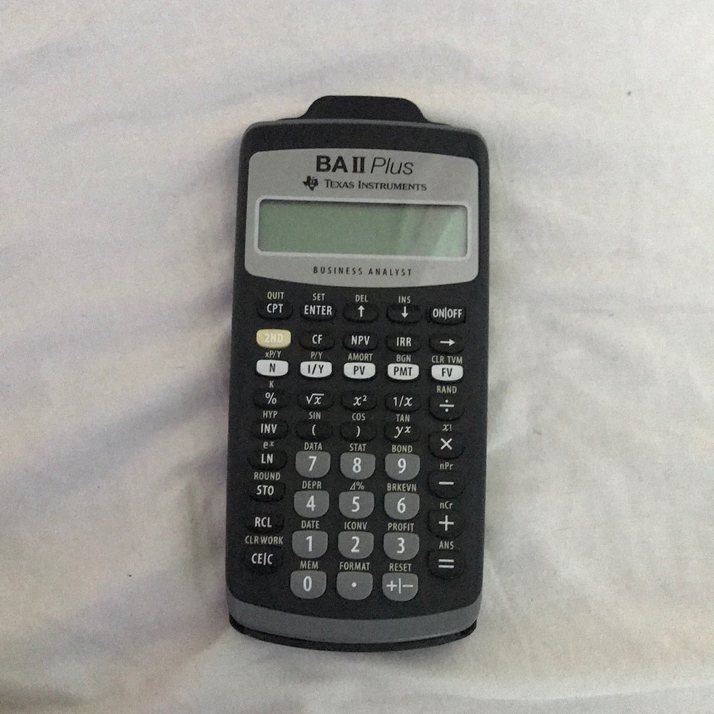 Texas Instruments BA II Plus Financial Calculator - Picture 3 of 3